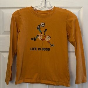 Life is good brand boys M (7-8) long sleeve t-shirt